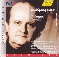 Tutuguri Poeme Danse for Speaker Choir & Lge Orch - Rihm / Huber / Bollon / Radio So Stuttgart Des Swr - Musique - SWR - 0040888306924 - 25 mars 2003