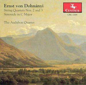 Cover for Audubon Quartet / Dohnnyi · String Quartet #2 in D-flat (CD) (1996)