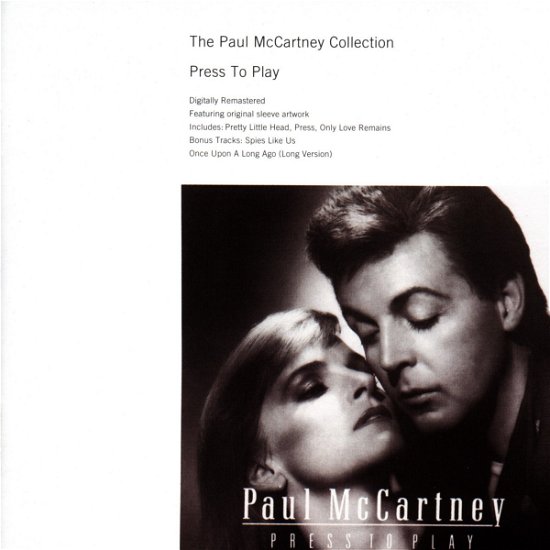 Cover for Paul Mccartney · Press to Play (CD) [Bonus Tracks edition] (1993)
