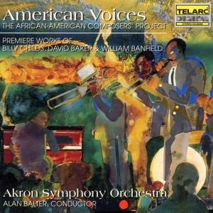 Cover for Balter / Akron Symphony Orchestra · American Voices (CD) (1995)