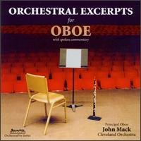 Cover for John Mack · Orchestral Excerpts for Oboe (CD) (1994)