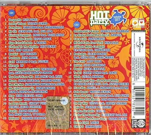 Cover for Hot Party Summer 2017 / Various (CD) (2017)