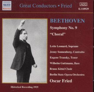 Cover for Ludwig Van Beethoven · Great Conductors:Fried (CD) (2000)