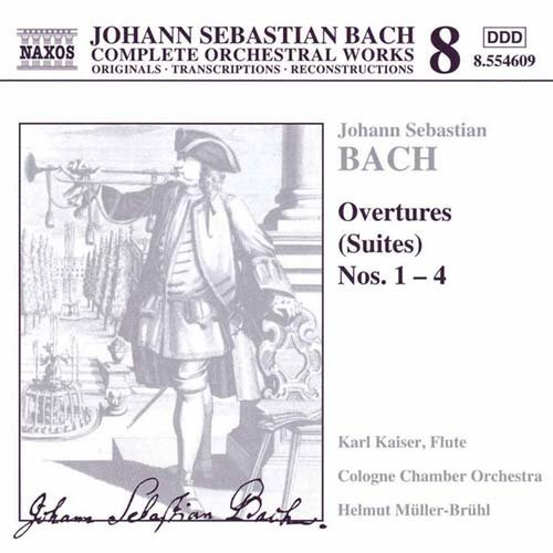 Overtures (Suites) 1-4 - Bach / Kaiser / Cologne Cham Orch / Muller-bruhl - Musik - NAXOS - 0636943460924 - 25 januari 2000