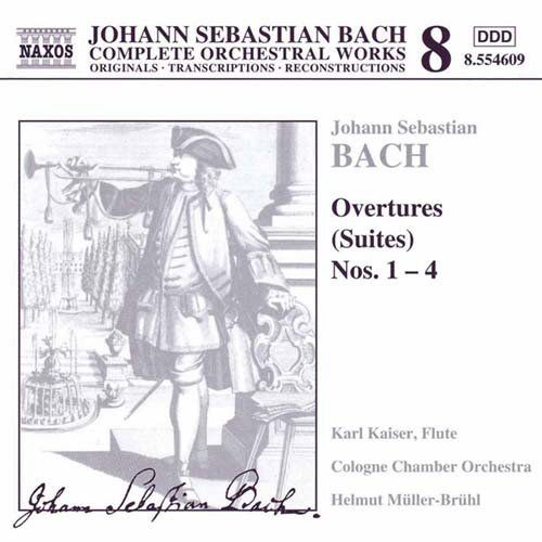 Cover for Bach / Kaiser / Cologne Cham Orch / Muller-bruhl · Overtures (Suites) 1-4 (CD) (2000)