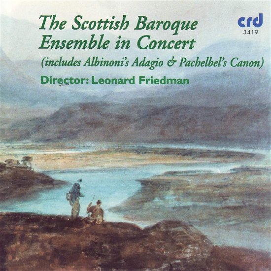 Cover for Albinoni / Scottish Baroque Ensemble / Friedman · Adagio for Strings &amp; Organ in G Minor (CD) (2009)