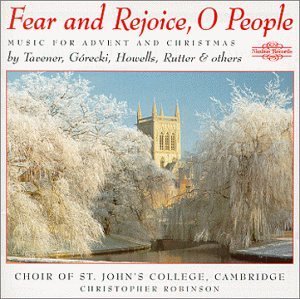 Cover for Tavener / Howells / Robinson · Fear &amp; Rejoice O People (CD) (1999)