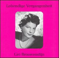 Cover for Weber / Wagner / Verdi / Brouwenstijn · Gre Brouwenstijn (CD) (2007)