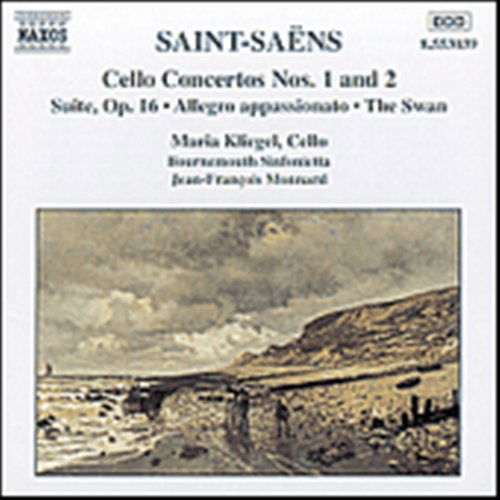 Saintsaenscello Concerto No 1 - Monnardkliegel - Muzyka - NAXOS - 0730099403924 - 2 kwietnia 1997