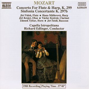 Cover for Mozart / Edlinger · Flute &amp; Harp Concerto (CD) (1992)