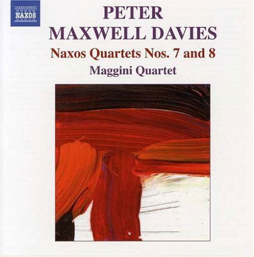 Cover for Davies / Maggini Quartet · Naxos Quartets 7 &amp; 8 (CD) (2007)