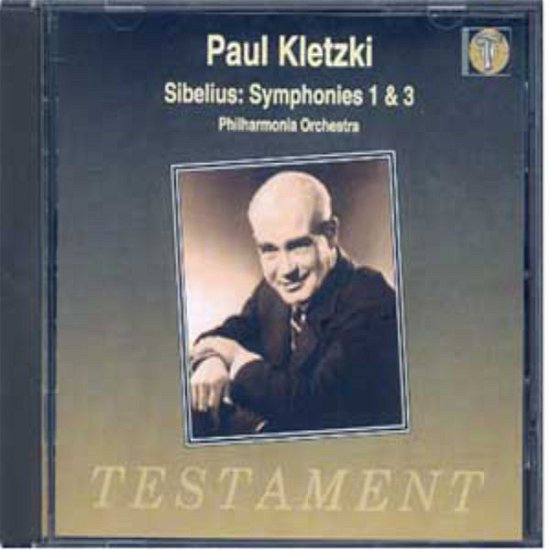 Cover for Kletzki Paul · Symphony No.  1  + 3 Testament Klassisk (CD) (2000)