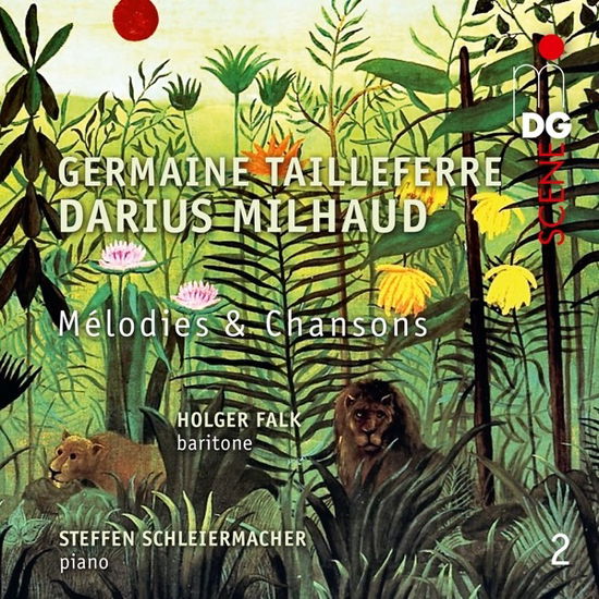 Cover for Holger Falk · Tailleferre &amp; Milhaud: Melodies et Chansons Vol. 2 (CD) (2023)