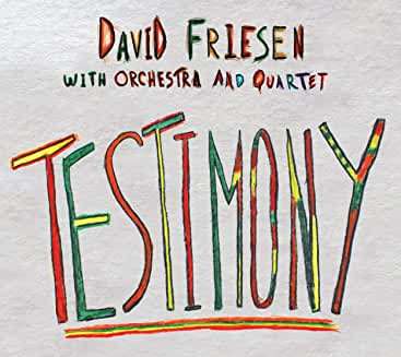 Cover for David Friesen · Testimony (CD) (2021)