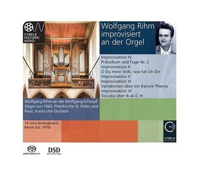 Improvises At The Organ - Wolfgang Rihm - Music - CYBELE - 0809548018924 - 2013