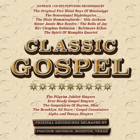 Classic Gospel 1951-60 - V/A - Musik - ACROBAT - 0824046711924 - 10. oktober 2017