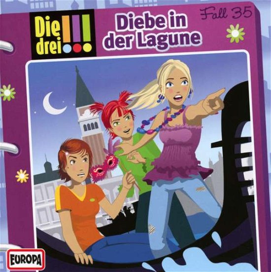 Cover for Die Drei !!! · 035/diebe in Der Lagune (CD) (2015)