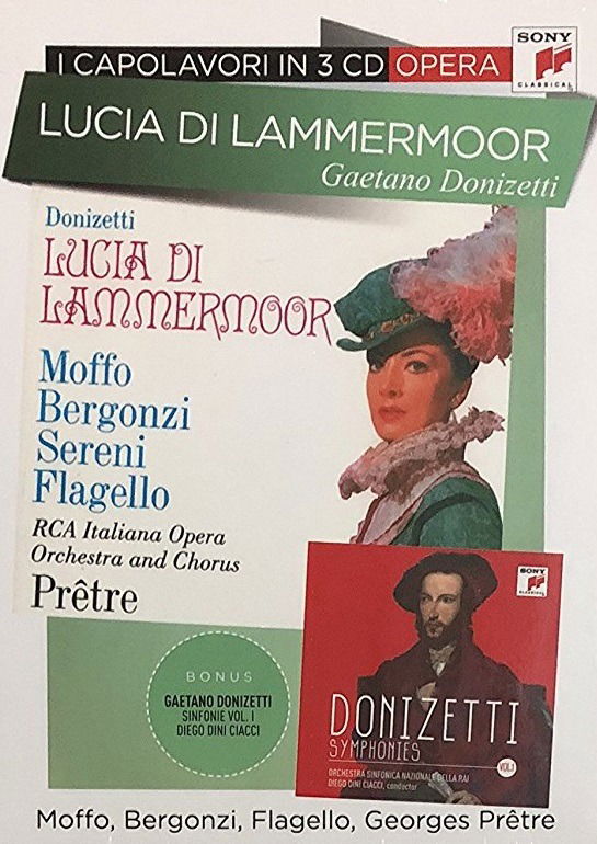 Cover for Lucia Di Lammermoor · 3cd-donizzetti Gaetano - Pretre (CD)