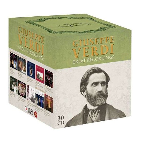 Cover for Verdi · Giuseppe Verdi: the Great Recordings (CD) [Box set] (2013)