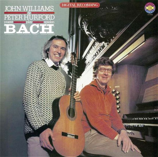 Cover for Johann Sebastian Bach (1685-1750) · John Williams &amp; Peter Hurford play Bach (CD)