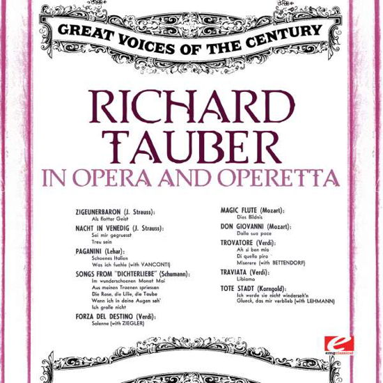 In Opera & Operetta - Richard Tauber - Musik - Essential - 0894231475924 - 6. november 2013