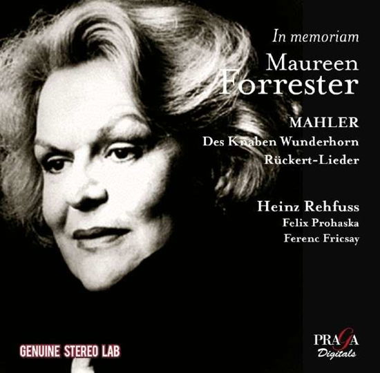 In Memoriam Maureen Forrester - G. Mahler - Musik - PRAGA DIGITALS - 3149028071924 - 17. August 2015