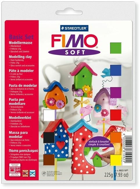 Soft Basic Set 9x25g & Tools (8023 10) - Fimo - Merchandise - Staedtler - 4006608810924 - November 2, 2013