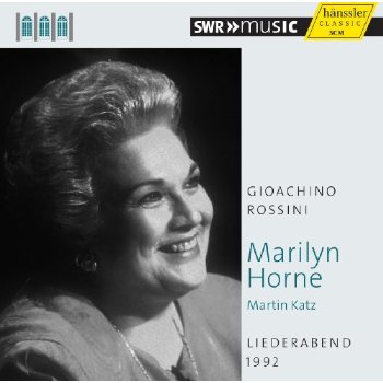 Liederabend 1992 - Marilyn Horne - Musiikki - SWR CLASSIC - 4010276025924 - maanantai 15. huhtikuuta 2013