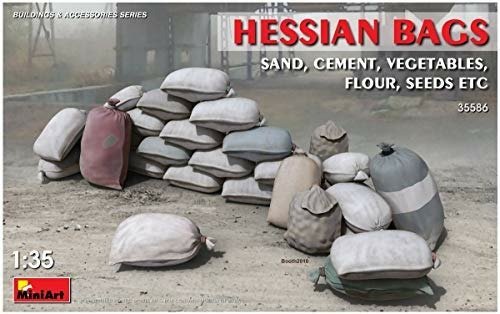 1/35 Hessian Bags Sand Cement Vega Flour - MiniArt - Koopwaar - Miniarts - 4820183311924 - 