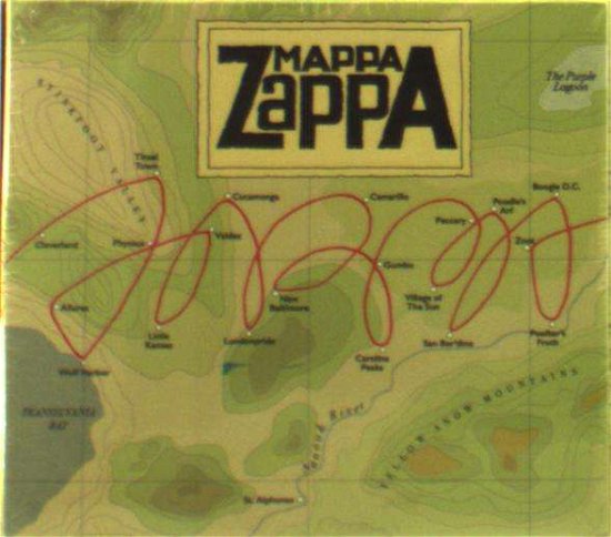 Cover for Mappa Zappa / Various (CD) (2018)
