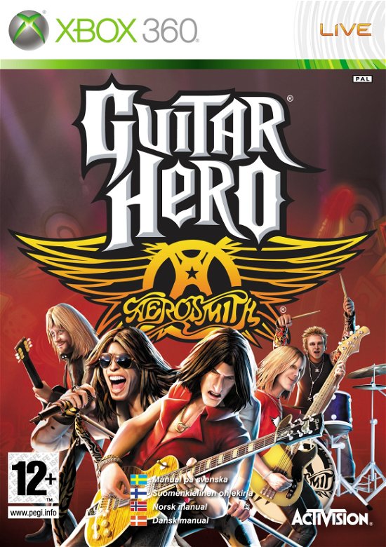 Cover for Activision Blizzard · Guitar Hero Aerosmith Standalone Game (X360) (2008)