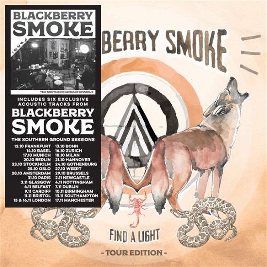 Cover for Blackberry Smoke · Find a Light (CD) [European Tour 6 Bonus Tracks edition] [Digipak] (2018)
