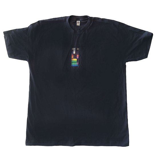 Cover for Coldplay · Coldplay Unisex T-Shirt: Coloured Squares (Ex-Tour) (T-shirt) [size XL] [Navy - Unisex edition]