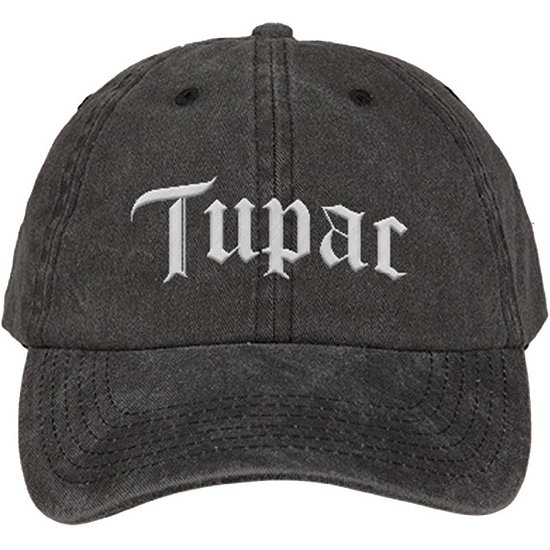 Tupac Unisex Baseball Cap: Gothic Logo - Tupac - Fanituote -  - 5056561016924 - 