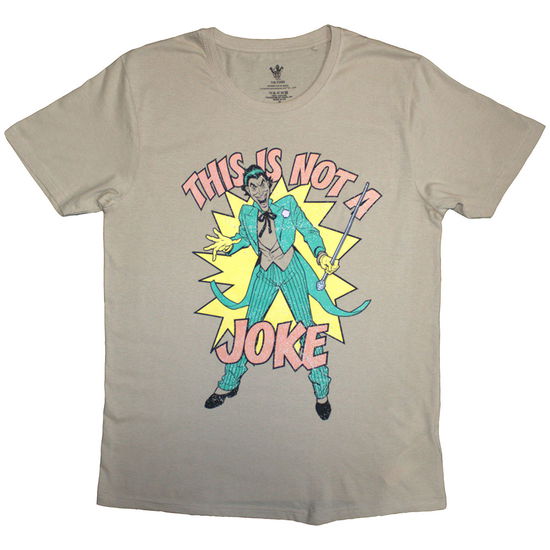 Cover for DC Comics · DC Comics Unisex T-Shirt: This Is Not A Joke (Sand) (T-shirt) [size S] (2024)