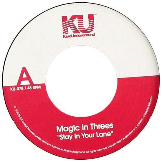 Cover for Magic in Threes · Stay in Your Lane (7&quot;) (2020)