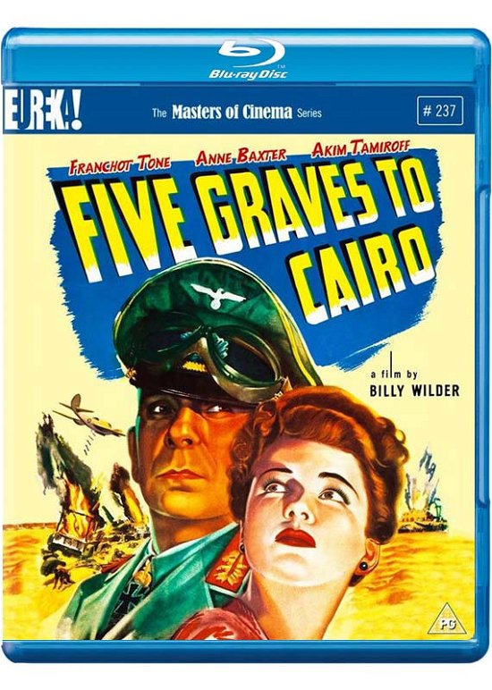 Five Graves To Cairo - FIVE GRAVES TO CAIRO Masters of Cinema Bluray - Film - Eureka - 5060000703924 - 17. august 2020