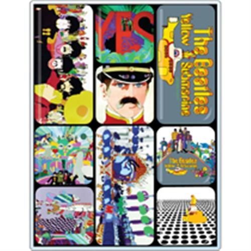 Yellow Submarine - Set of 9 Magnets - The Beatles - Merchandise - HALF MOON BAY - 5060021931924 - 18. august 2015