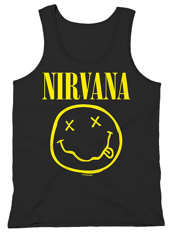 Cover for Nirvana · Smiley Vest (Tanktop) [size S] [Black edition] (2016)