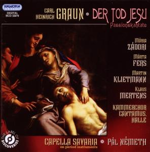 Cover for C.H. Graun · Capella Savaria (CD) (2012)