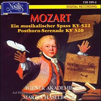 Cover for Wolfgang Amadeus Mozart (1756-1791) · Serenade Nr.9 'Posthorn' (CD) (1992)