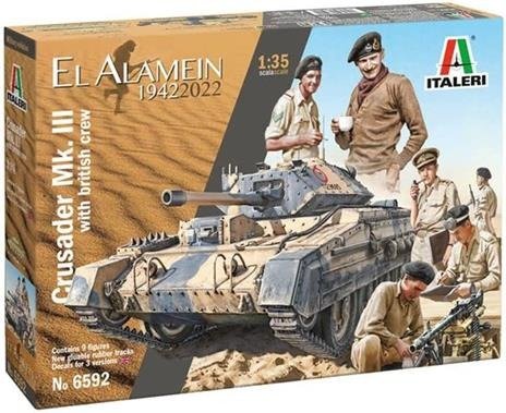 Cover for Italeri · Italeri - 1/35 Crusader Mk.iii En British Tank Crew (7/22) * (Toys)