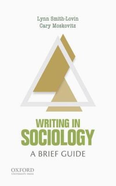 Cover for Cary Moskovitz · Writing in Sociology A Brief Guide (Bog) (2016)