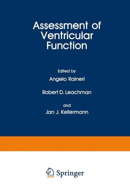 Cover for Raineri  Angelo · Assessment of Ventricular Function (Hardcover Book) (1985)