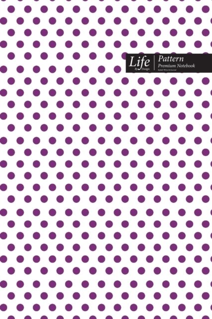Cover for Design · Dots Pattern Composition Notebook, Dotted Lines, Wide Ruled Medium Size 6 x 9 Inch (A5), 144 Sheets Purple Cover (Pocketbok) (2020)