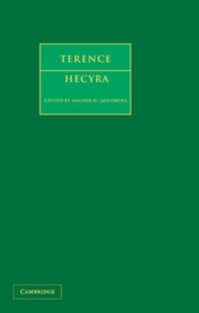 Cover for Terence · Terence: Hecyra - Cambridge Greek and Latin Classics (Hardcover Book) (2013)