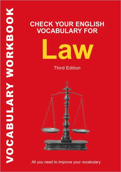 Cover for Rawdon Wyatt · Check Your English Vocabulary for Law: All you need to improve your vocabulary (Paperback Book) (2006)