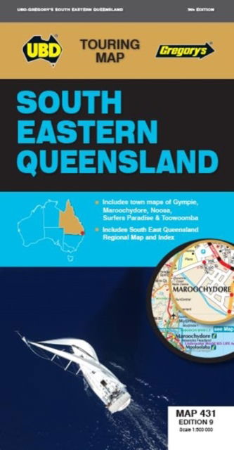 Cover for UBD Gregory's · South Eastern Queensland Map 431 9th ed - Touring Map (Kort) [Ninth edition] (2022)