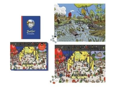 Bob Ross · Bob Ross: Seek-and-Find Puzzle: 2-in-1 Double-Sided + 1,000 Pieces! (SPIL) (2023)