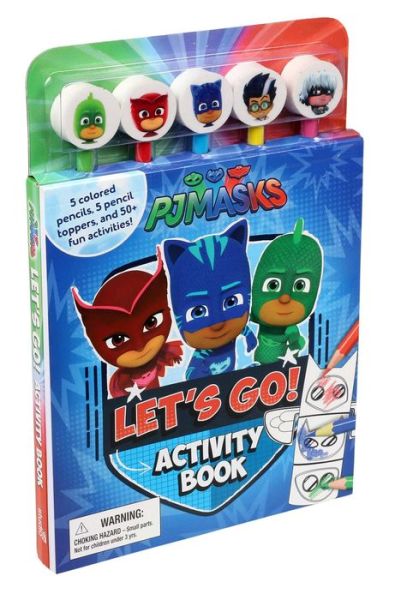 Cover for Editors of Studio Fun International · Pj Masks Let's Go Activity Book (Hardcover Book) (2019)